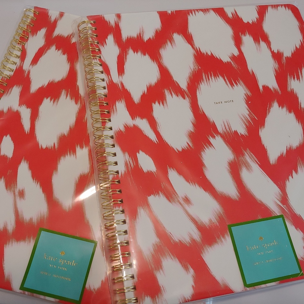 Kate Spade spiral notebooks